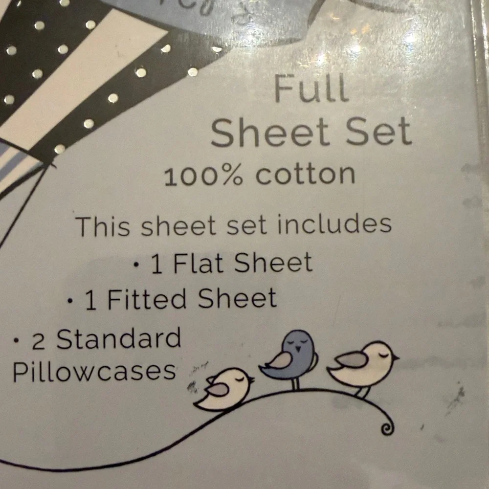 Dreamers White Polar Bear Sheet Set Full size 100%Cotton BNIP